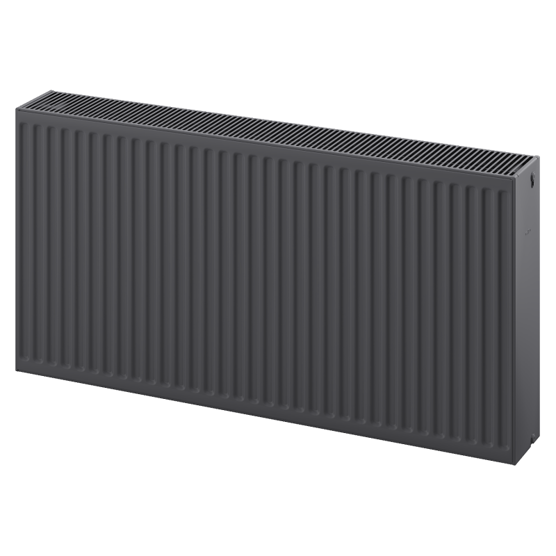 Mexen C33 panel radiator 600 x 600 mm, side connection, 1401 W, anthracite - W433-060-060-66