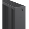 Mexen C33 flat radiator 600 x 1800 mm, side connection, 4202 W, anthracite - W433-060-180-66