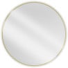Mexen Loft round bathroom mirror 100 cm, gold frame - 9850-100-100-000-50