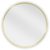 Mexen Loft bathroom mirror round 55 cm, gold frame - 9850-055-055-000-50