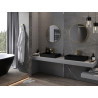 Mexen Loft Round bathroom mirror 60 cm, brushed gold frame - 9850-060-060-000-50