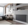 Mexen Flat CF11 panel radiator 600 x 400 mm, side connection, 313 W, anthracite - W411F-060-040-66