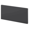 Mexen Flat CF11 panel radiator 600 x 400 mm, side connection, 313 W, anthracite - W411F-060-040-66