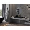 Mexen Loft bathroom mirror round 80 cm, gold frame - 9850-080-080-000-50