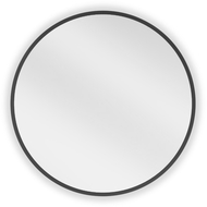 Mexen Loft round bathroom mirror 45 cm, black frame - 9850-045-045-000-70