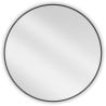 Mexen Loft round bathroom mirror 85 cm, black frame - 9850-085-085-000-70