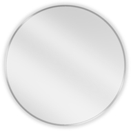Mexen Loft bathroom mirror round 70 cm, inox frame - 9850-070-070-000-10