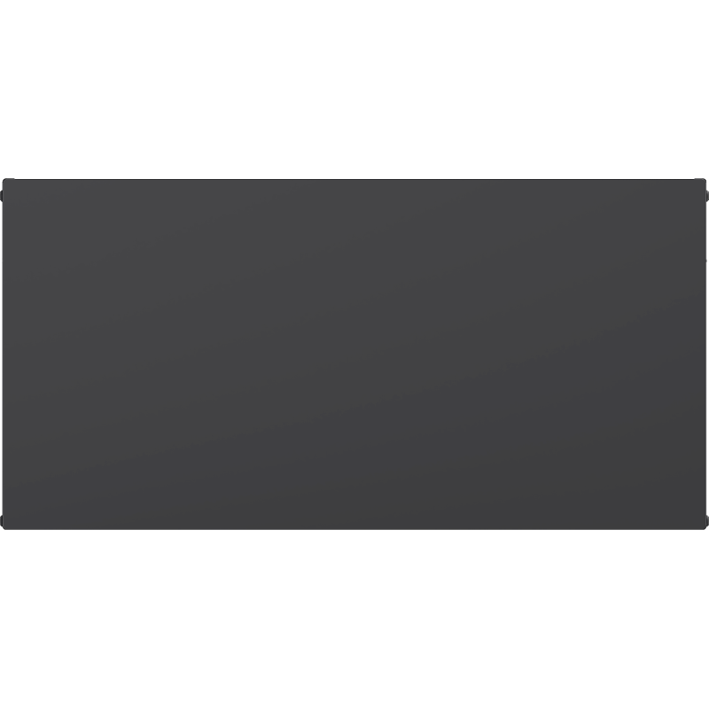 Mexen Flat CF22 plate radiator 300 x 1200 mm, side connection, 1081 W, anthracite - W422F-030-120-66