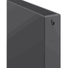 Mexen CF22 Flat panel radiator 400 x 2000 mm, side connection, 2276 W, anthracite - W422F-040-200-66