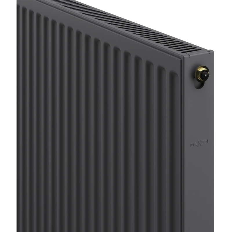 Mexen CV11 panel radiator 600 x 400 mm, bottom connection, 373 W, anthracite - W611-060-040-66