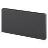 Mexen Flat CF22 panel radiator 600 x 400 mm, side connection, 633 W, anthracite - W422F-060-040-66