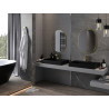 Mexen Loft oval bathroom mirror 70 x 50 cm, gold frame - 9851-070-050-000-50