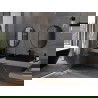 Mexen Loft oval bathroom mirror 70 x 50 cm, black frame - 9851-070-050-000-70