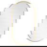 Mexen Loft bathroom oval mirror 75 x 40 cm, gold frame - 9851-075-040-000-50