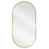 Mexen Loft bathroom mirror oval 80 x 40 cm, gold frame - 9851-080-040-000-50