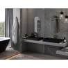 Mexen Loft bathroom mirror oval 80 x 40 cm, gold frame - 9851-080-040-000-50