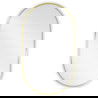 Mexen Loft bathroom oval mirror 80 x 45 cm, gold frame - 9851-080-045-000-50