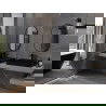 Mexen Loft oval bathroom mirror 80 x 45 cm, black frame - 9851-080-045-000-70