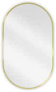 Mexen Loft bathroom mirror oval 85 x 50 cm, gold frame - 9851-085-050-000-50