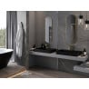 Mexen Loft Oval Bathroom Mirror 100 x 35 cm, Gold Frame - 9851-100-035-000-50
