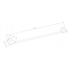 Mexen Remo towel hanger, Chrome - 7050724-00
