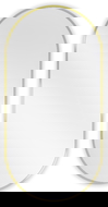 Mexen Loft bathroom mirror oval 100 x 50 cm, gold frame - 9851-100-050-000-50