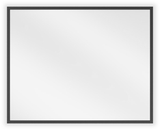 Mexen Loft rectangular bathroom mirror 50 x 40 cm, black frame - 9852-050-040-000-70
