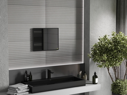 Mexen Loft rectangular bathroom mirror 50 x 40 cm, black frame - 9852-050-040-000-70