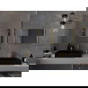 Mexen Loft rectangular bathroom mirror 60 x 40 cm, gold frame - 9852-060-040-000-50