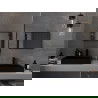 Mexen Loft rectangular bathroom mirror 60 x 40 cm, black frame - 9852-060-040-000-70