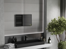 Mexen Loft rectangular bathroom mirror 60 x 40 cm, black frame - 9852-060-040-000-70