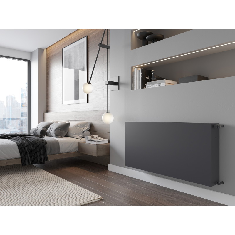Mexen CF33 Flat panel radiator 300 x 400 mm, side connection, 496 W, anthracite - W433F-030-040-66