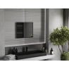 Mexen Loft rectangular bathroom mirror 60 x 50 cm, black frame - 9852-060-050-000-70