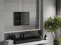 Mexen Loft rectangular bathroom mirror 60 x 50 cm, black frame - 9852-060-050-000-70