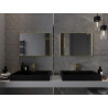 Mexen Loft rectangular bathroom mirror 70 x 50 cm, brushed gold frame - 9852-070-050-000-50