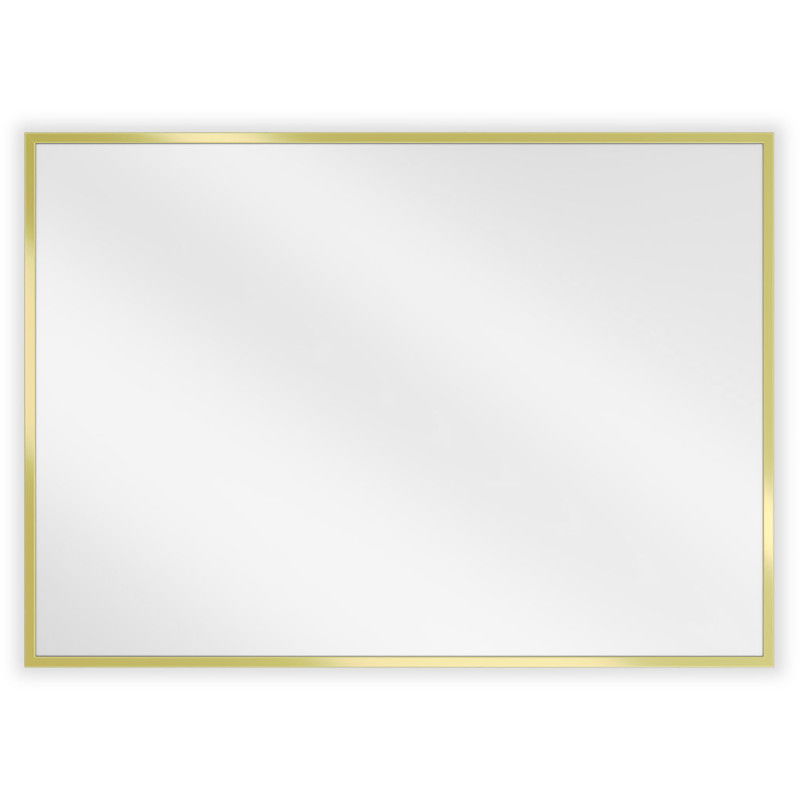 Mexen Loft rectangular bathroom mirror 70 x 50 cm, gold frame - 9852-070-050-000-50