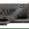 Mexen Loft bathroom mirror rectangle 70 x 50 cm, black frame - 9852-070-050-000-70