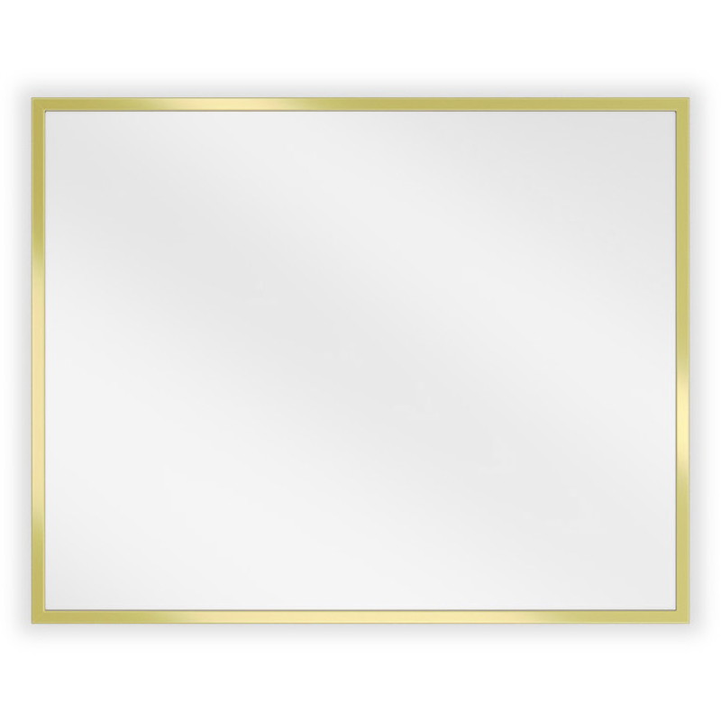Mexen Loft Rectangular bathroom mirror 50 x 40 cm, brushed gold frame - 9852-050-040-000-50