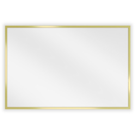 Mexen Loft rectangular bathroom mirror 60 x 40 cm, brushed gold frame - 9852-060-040-000-50