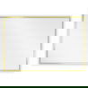 Mexen Loft rectangular bathroom mirror 60 x 40 cm, gold frame - 9852-060-040-000-50