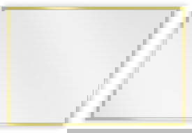 Mexen Loft rectangular bathroom mirror 60 x 40 cm, gold frame - 9852-060-040-000-50