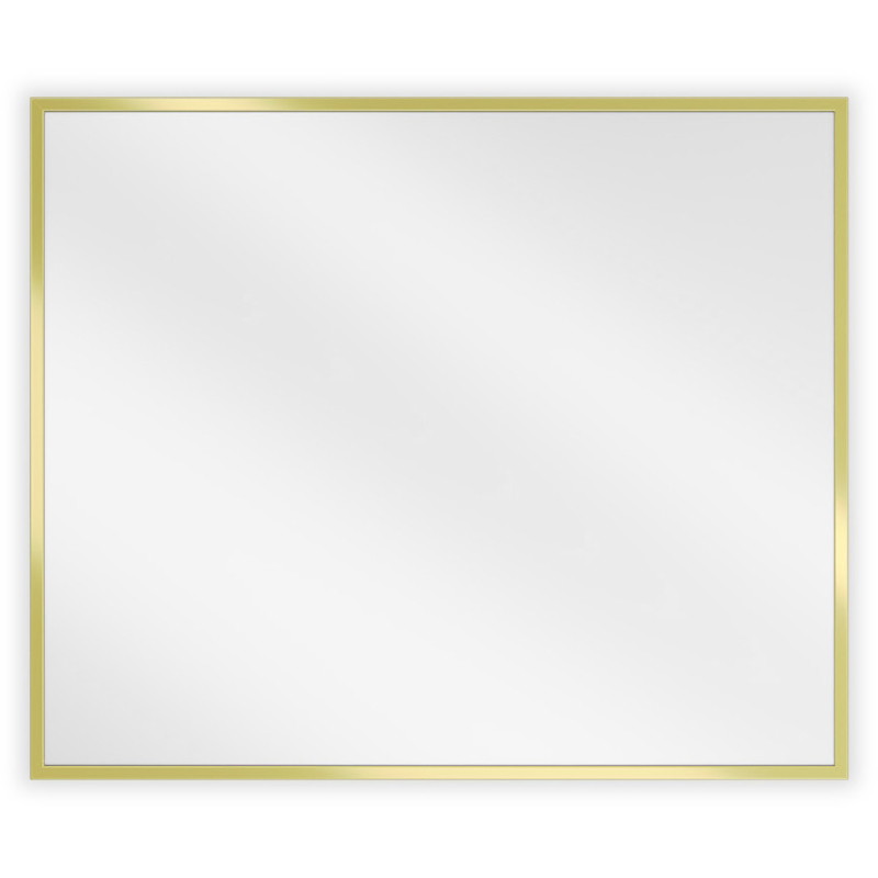 Mexen Loft rectangular bathroom mirror 60 x 50 cm, brushed gold frame - 9852-060-050-000-50