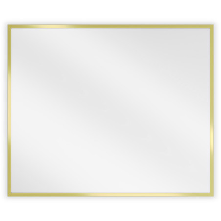 Mexen Loft rectangular bathroom mirror 60 x 50 cm, brushed gold frame - 9852-060-050-000-50