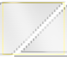 Mexen Loft rectangular bathroom mirror 60 x 50 cm, gold frame - 9852-060-050-000-50