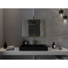 Mexen Loft rectangular bathroom mirror 80 x 60 cm, brushed gold frame - 9852-080-060-000-50
