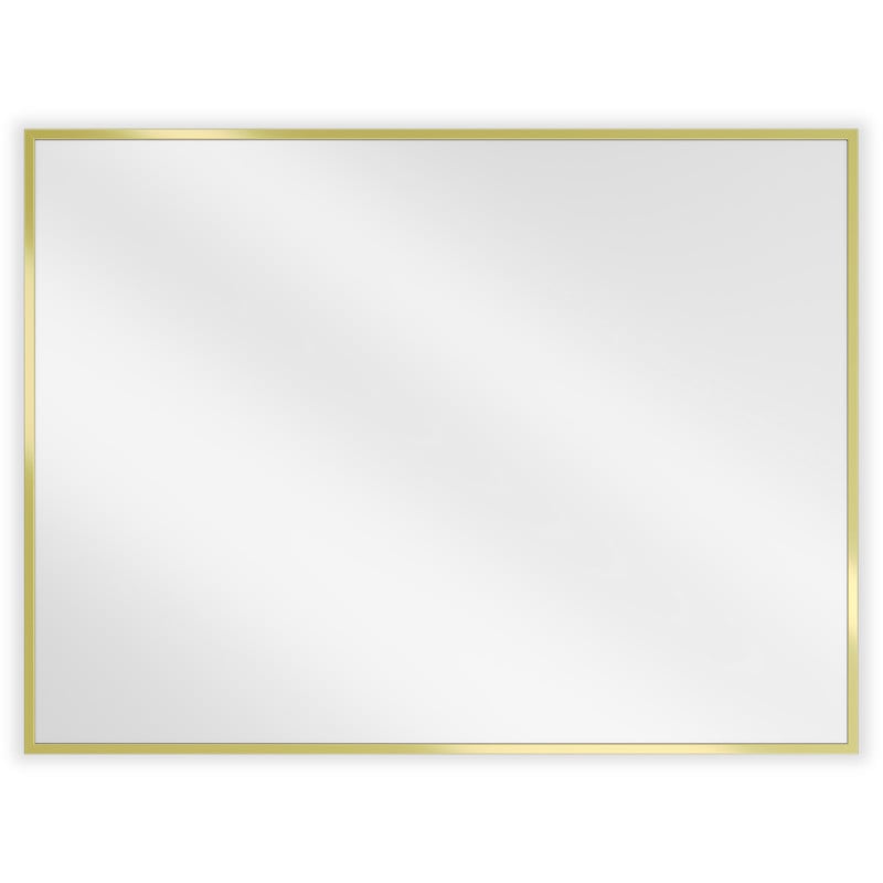 Mexen Loft rectangular bathroom mirror 80 x 60 cm, gold frame - 9852-080-060-000-50