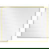Mexen Loft rectangular bathroom mirror 80 x 60 cm, gold frame - 9852-080-060-000-50
