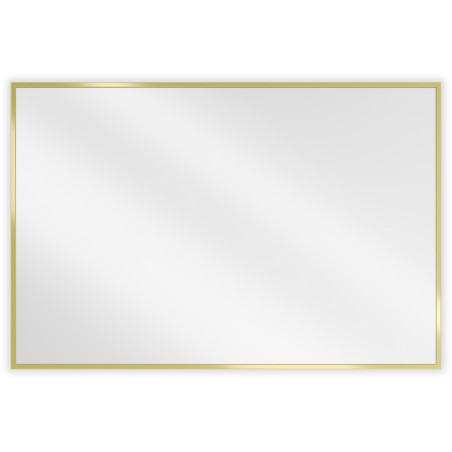 Mexen Loft rectangular bathroom mirror 90 x 60 cm, gold frame - 9852-090-060-000-50