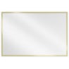 Mexen Loft rectangular bathroom mirror 90 x 60 cm, gold frame - 9852-090-060-000-50