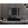 Mexen Loft bathroom mirror rectangular 90 x 60 cm, black frame - 9852-090-060-000-70